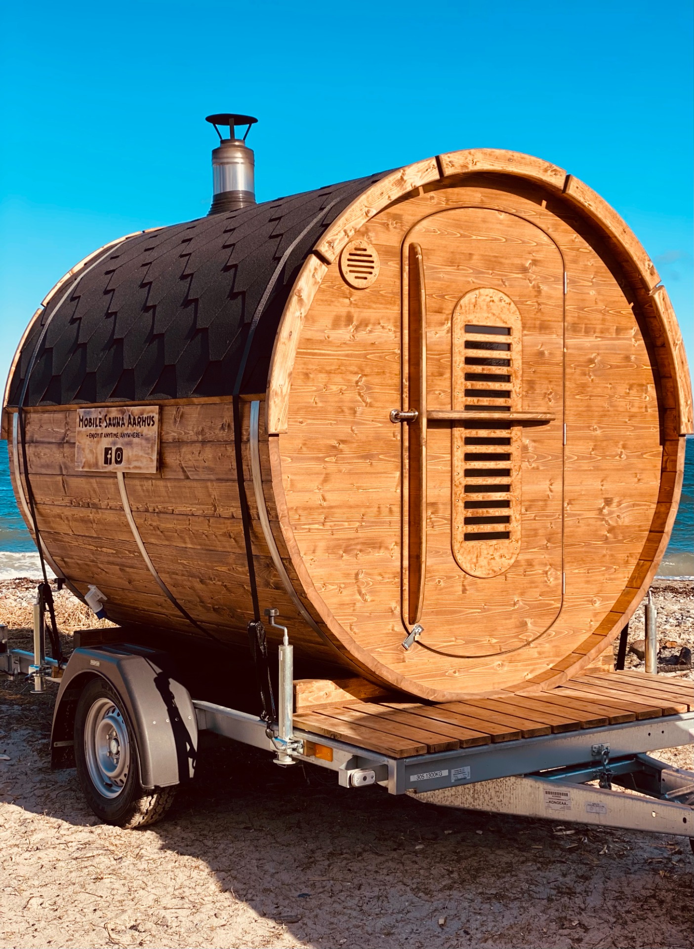 Tøndesauna til leje i Aarhus - Mobile Sauna Aarhus