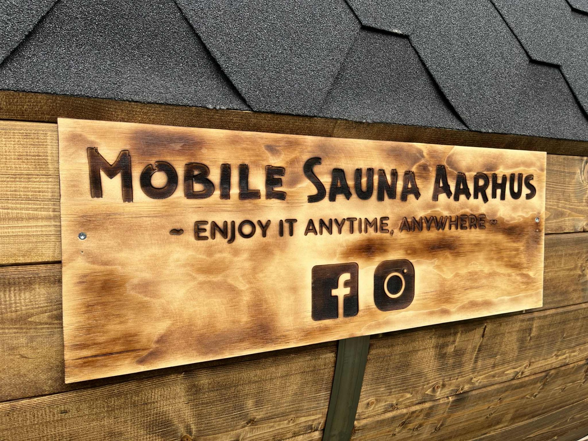 Mobil sauna leje Aarhus og omen - levering til din dør